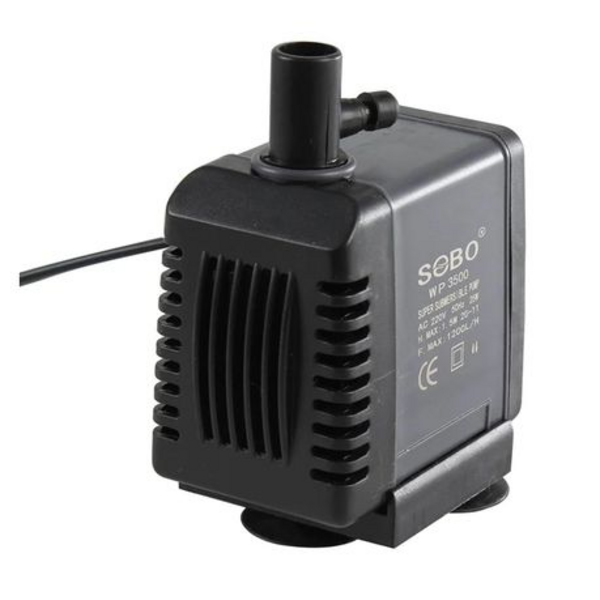 SOBO Submersible Water Pump. 25w, 1200 L/H, Max Height 1.5m