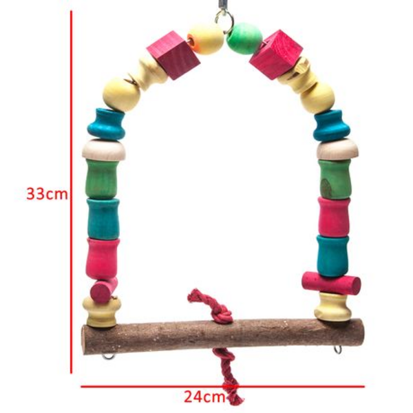 Parrot World Bird Toy Wood (T-208)