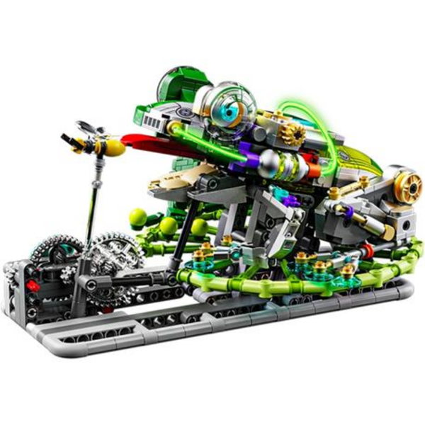 MJI Machinery Mechanical Frog Hand-Crank Display Model (898pcs, Ages 12+)