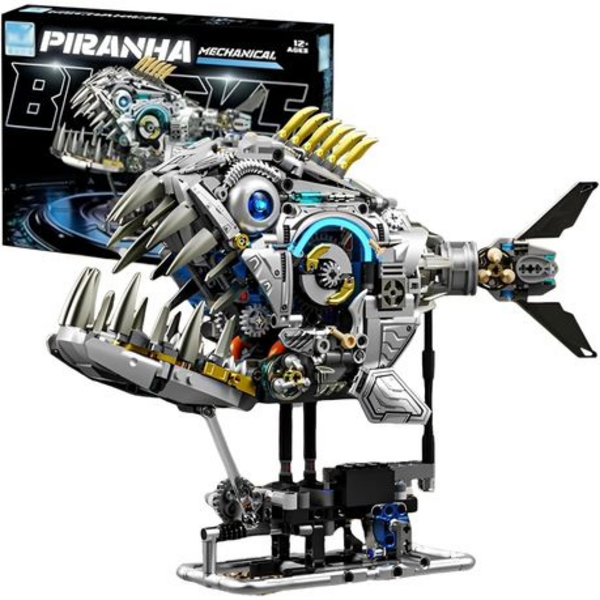 MJI Mechanical Piranha Building Blocks - 1085 pieces Ages 12+