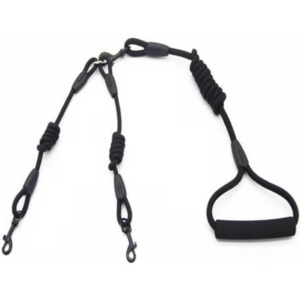 Nylon Double Dog Leash/Lead (Please Select Size)