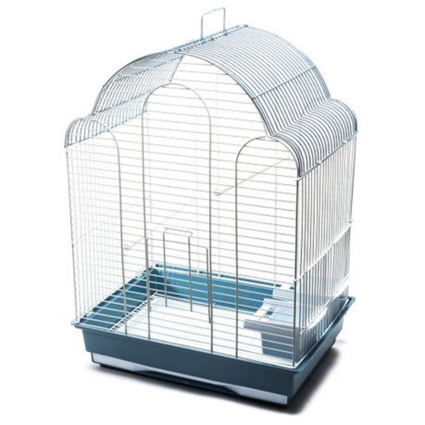 Bird cage with Accessories 43x30.5x48cm (Blue-Grey)