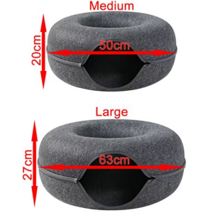 Donut Cat Cave (Please Select Size & Colour) - Image 6