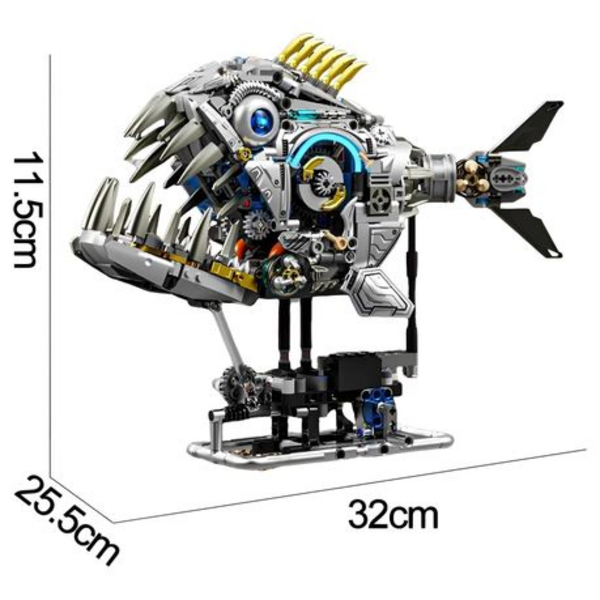 MJI Mechanical Piranha Building Blocks - 1085 pieces Ages 12+