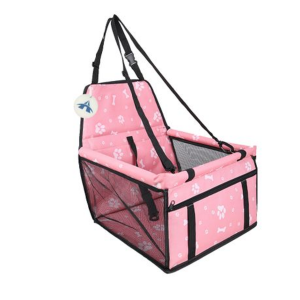 Portable Pet Booster Car Seat with Clip-On Safety Leash & PVC Frame - Image 17