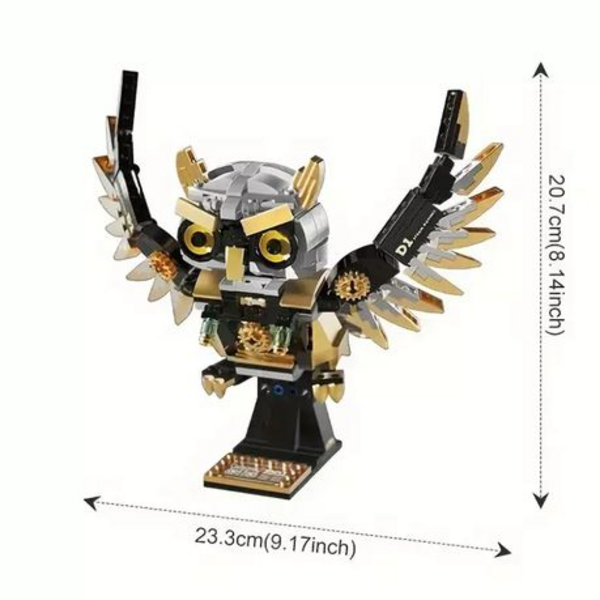 Steam Davinci Owl Building Blocks Set - 477 Pieces (Ages 8+)