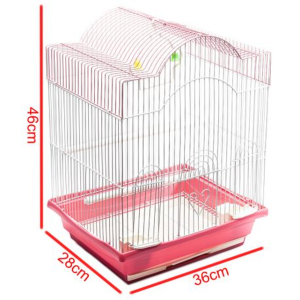 Bird Cage with Accessories 36x28x46cm - Image 2