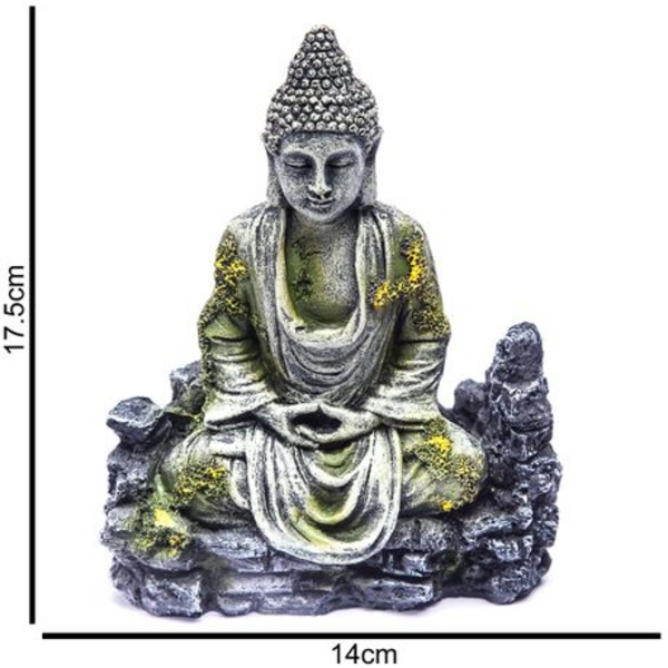 Meditating Buddha Fish Tank/Aquarium Resin Ornament
