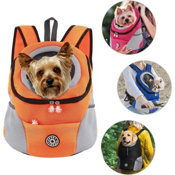 Dog & Cat Backpack L (41x27x9cm) - Please Select Colour - Orange