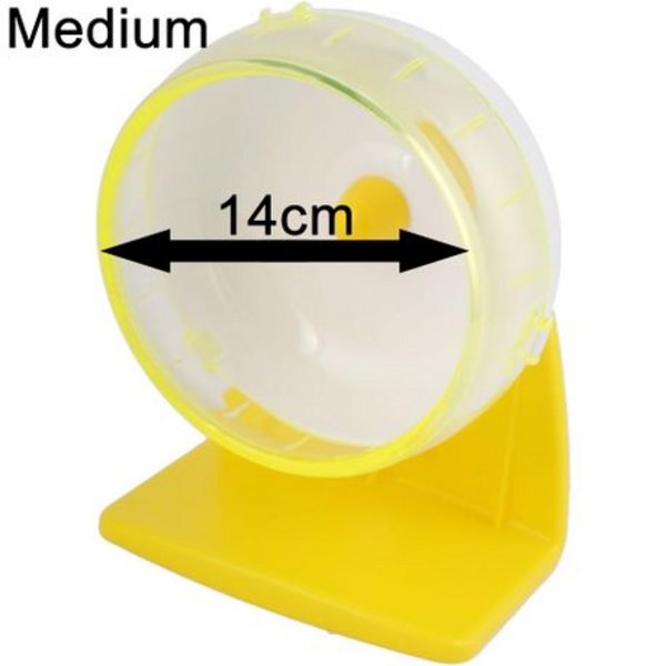Silent Hamster Wheel With Stand & Suction Cup