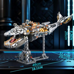 MJI Mechanical Whale 13059 Building Kit 1388 Pieces Ages 12+ - Image 3