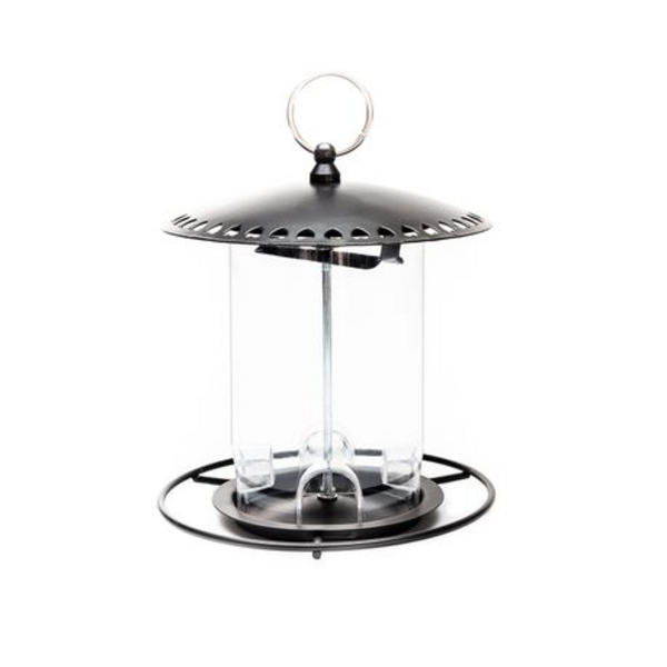 Bird Box Bird Feeder - Black (18,5cm X 17,5cm X 17,5cm)