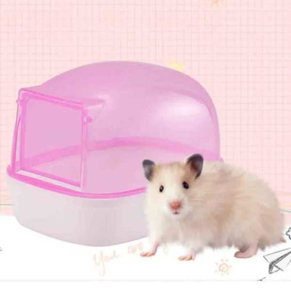 Carno Hamster Bathroom with Door (Yellow)