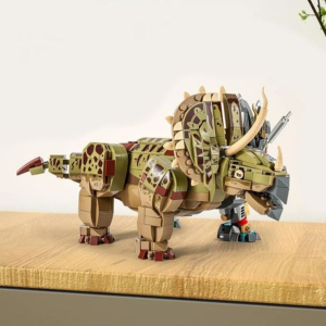 MJI Mechanical Dinosaur - Triceratops Cyborg Building Block Model 1368 pcs - Image 5