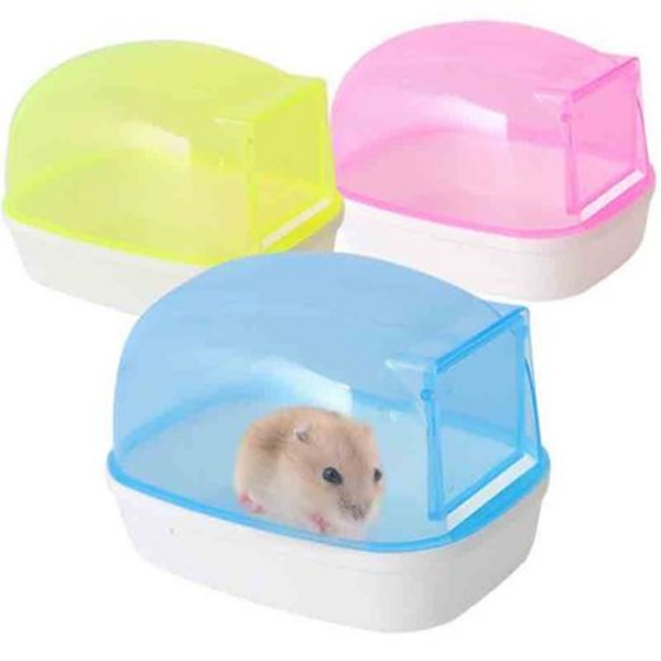 Carno Hamster Bathroom with Door (Yellow)