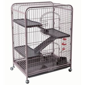 Small Animal 3 Tier Cage with Ramps & Accessories (64x43.4x92.5cm)