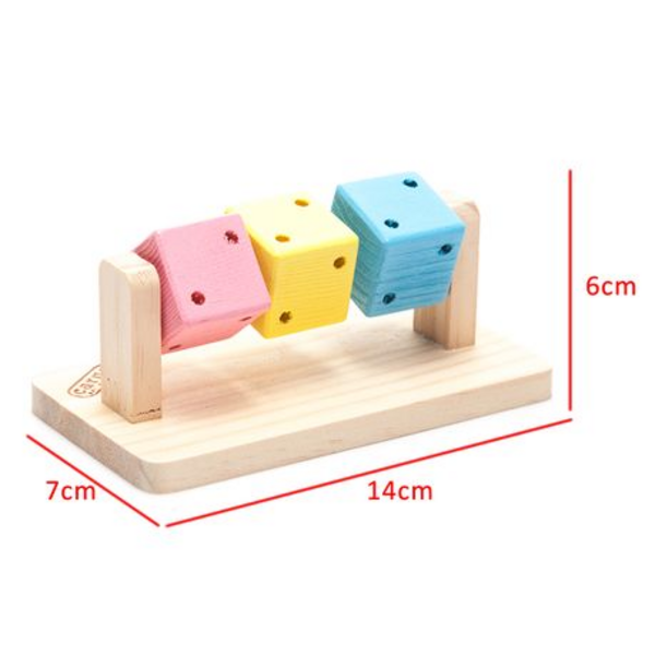 CARNO Wooden Hamster Toy - Dice