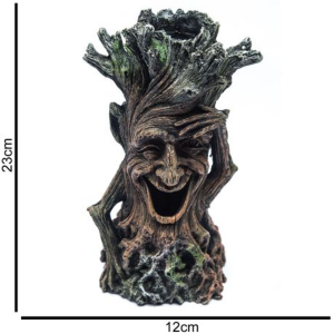 Smiling Tree Stump Fish Tank/Aquarium Resin Ornament - Image 2