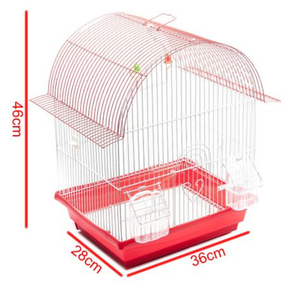 Bird Cage with Accessories 36x28x46cm