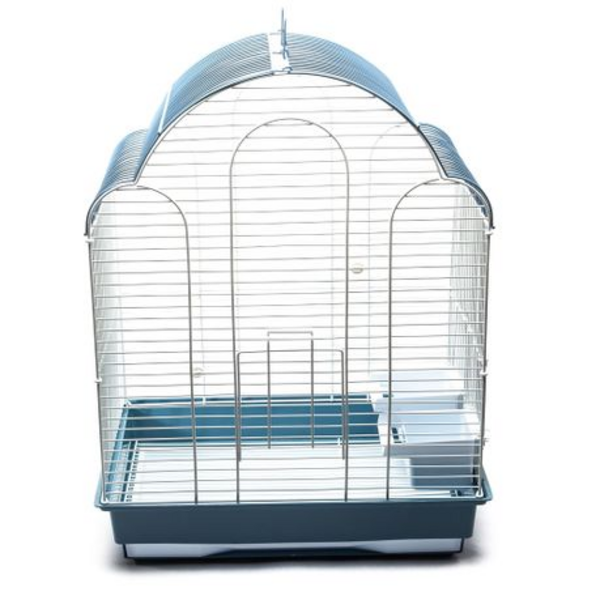 Bird cage with Accessories 43x30.5x48cm (Blue-Grey)
