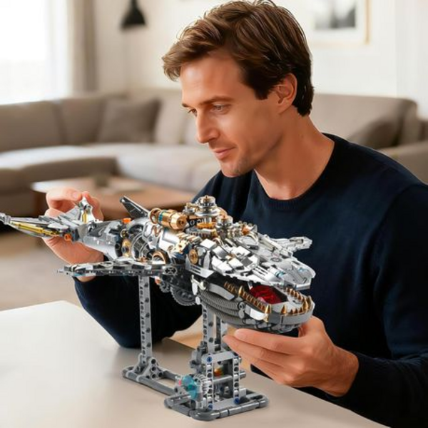 MJI Mechanical Whale 13059 Building Kit 1388 Pieces Ages 12+