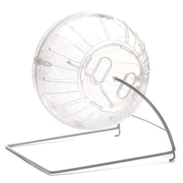 CARNO 4-in-1 Hamster Ball (12cm Diameter - Clear)