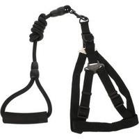 Adjustable No-Pull Dog Harness & Leash Set - Large (Black)