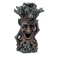 Smiling Tree Stump Fish Tank/Aquarium Resin Ornament