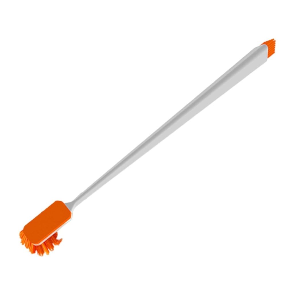 Qanvee Long Handle Aquarium Cleaning Brush – Dual Head Algae Cleaner