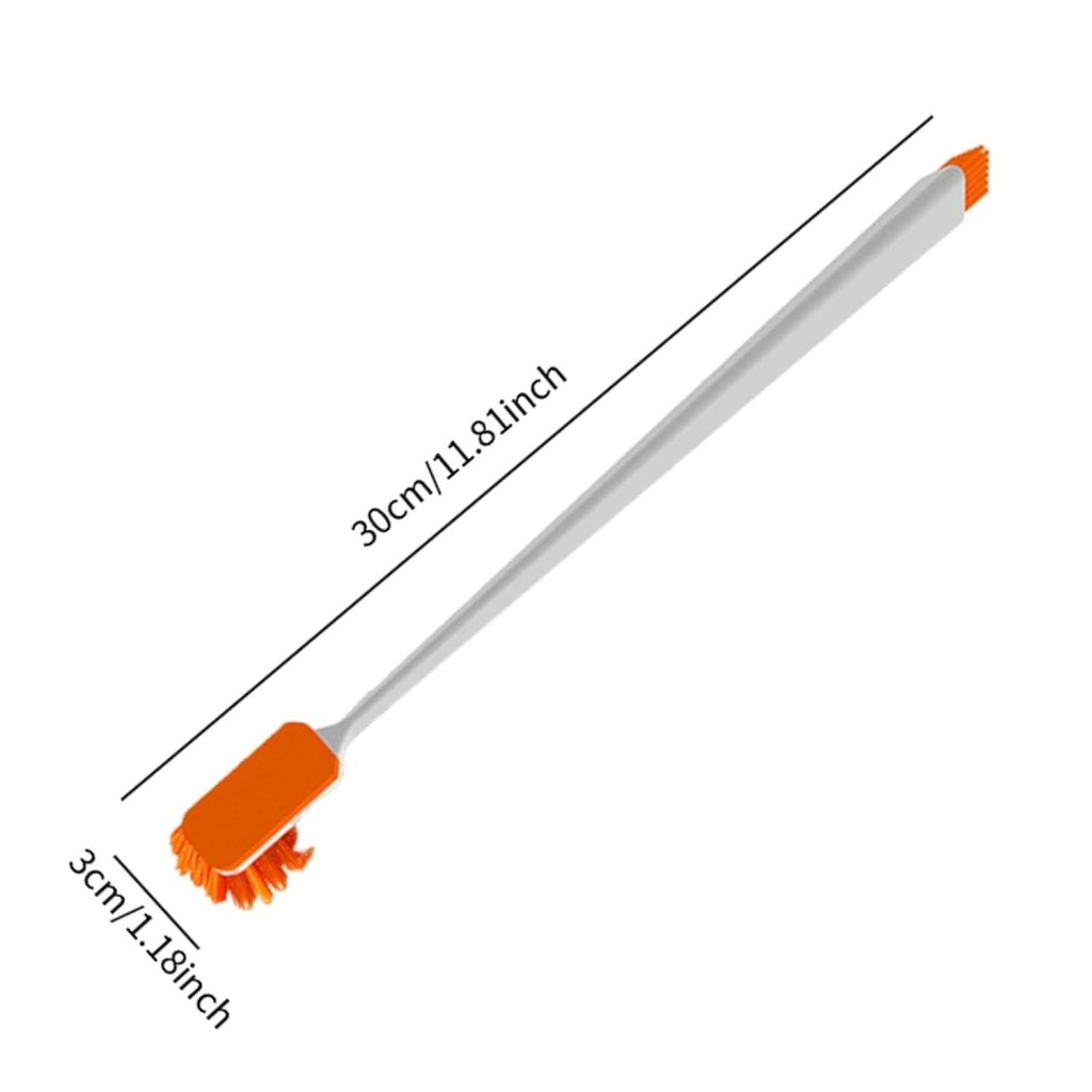 Qanvee Long Handle Aquarium Cleaning Brush – Dual Head Algae Cleaner