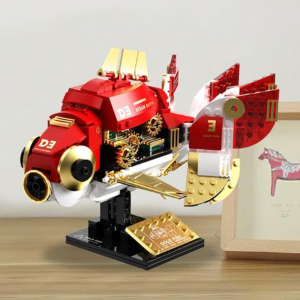 Steam Davinci Red Ryukin Goldfish Building Set - 334 Pieces (Ages 12+) - Image 4