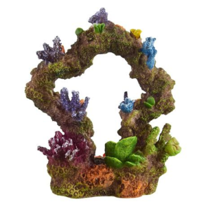 Coral Arch Resin Aquarium Ornament 21cm - Reef Rock Cave Decor