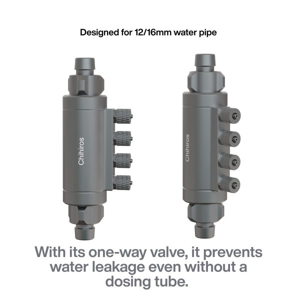 Chihiros Dosing Flow Adapter – Inline Fertiliser Injection System (12/16mm & 16/22mm)