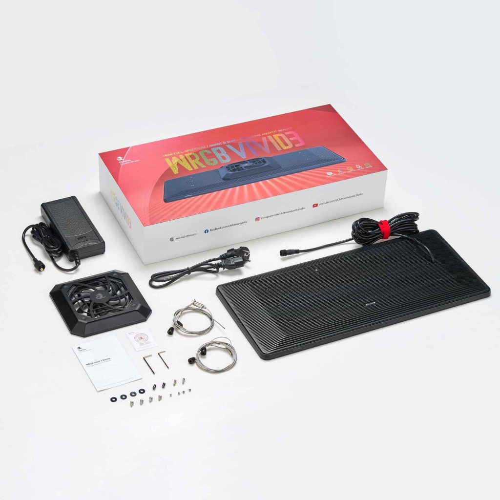 Chihiros WRGB VIVID 3 Black – Flagship RGB Lighting System (Built-in Bluetooth & WiFi)
