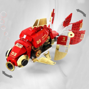 Steam Davinci Red Ryukin Goldfish Building Set - 334 Pieces (Ages 12+) - Image 5