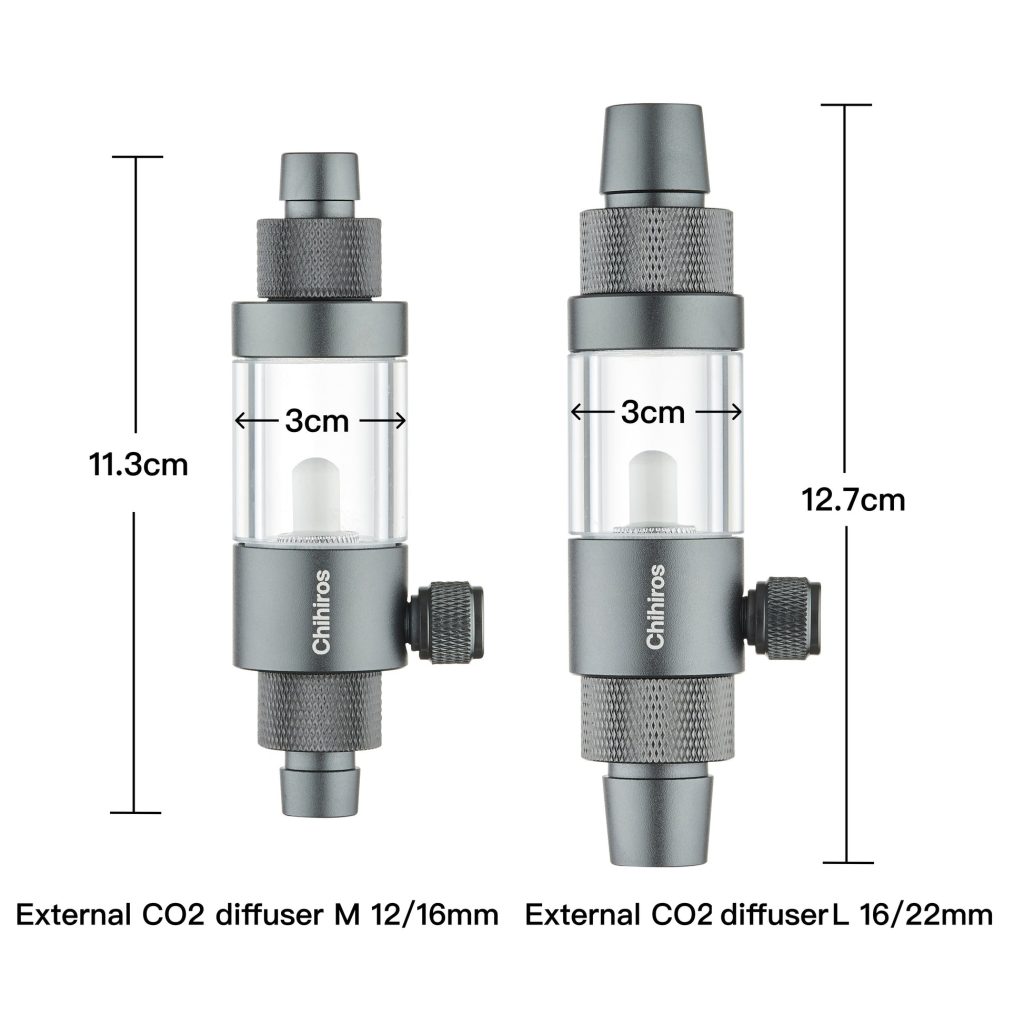 Chihiros External CO₂ Diffuser – Inline Atomizer (M & L Variants)