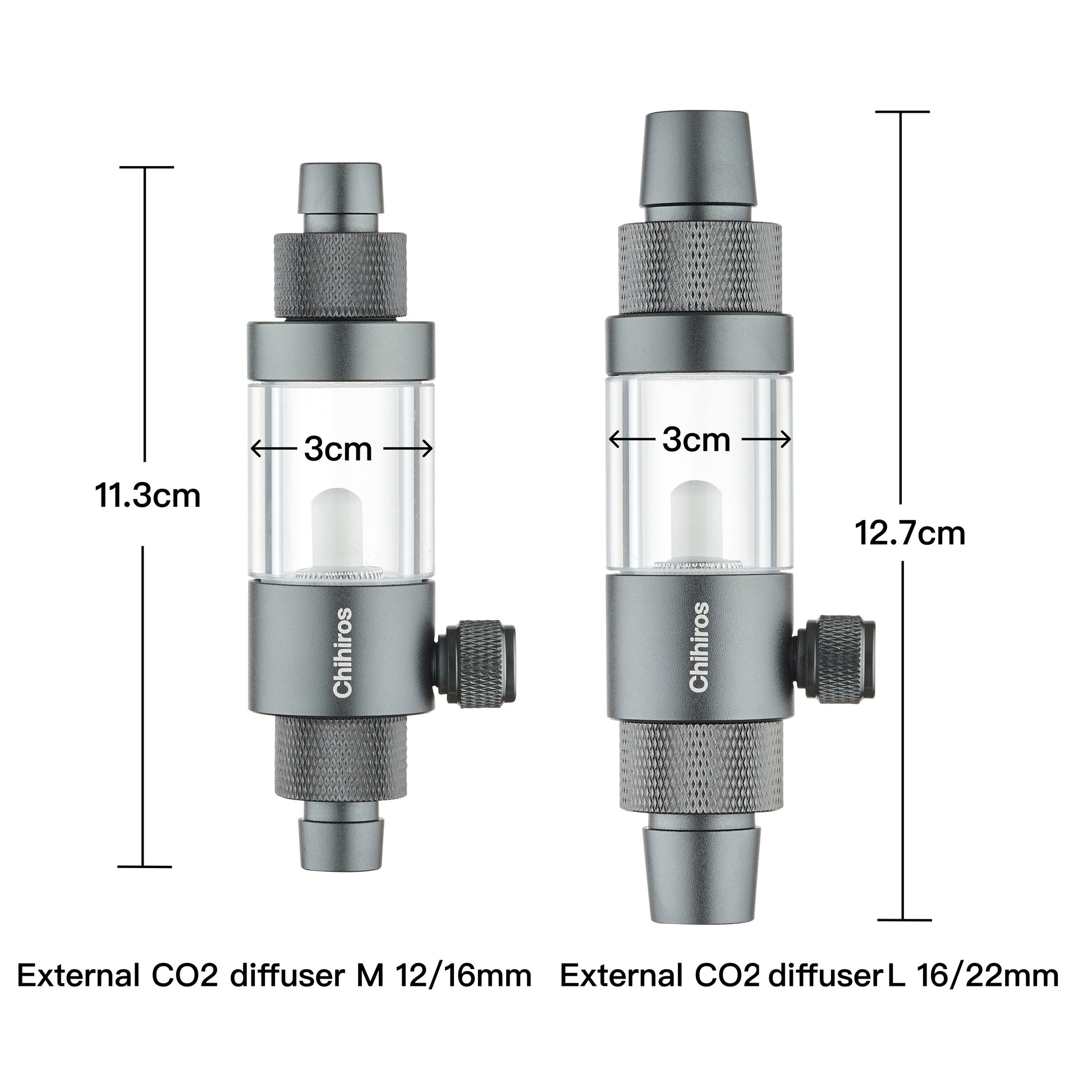Chihiros External CO₂ Diffuser – Inline Atomizer (M & L Variants) - Image 2