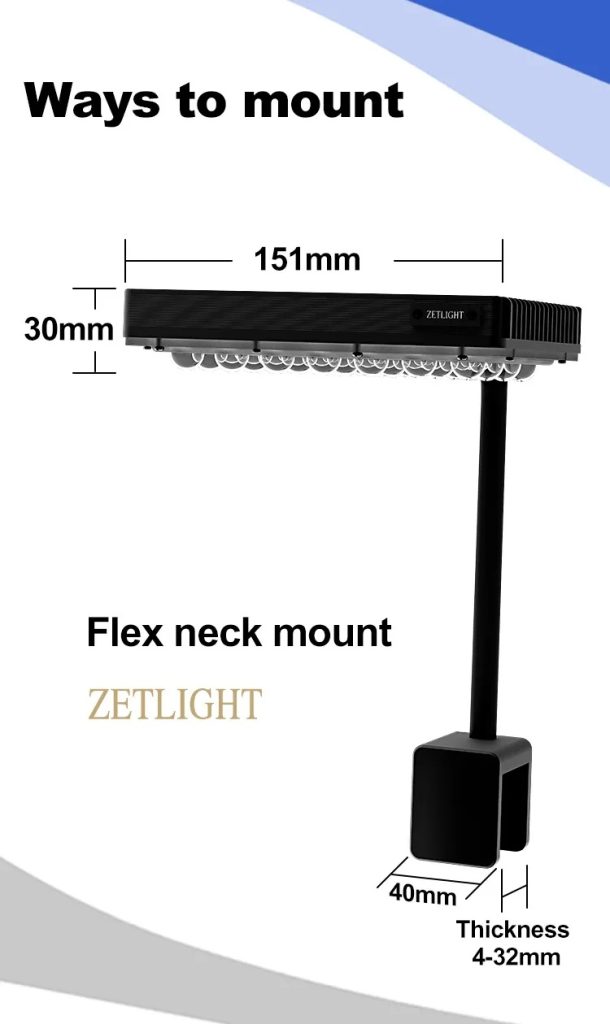 Zetlight E3 24W Freshwater LED Light – Compact Planted Tank Lighting