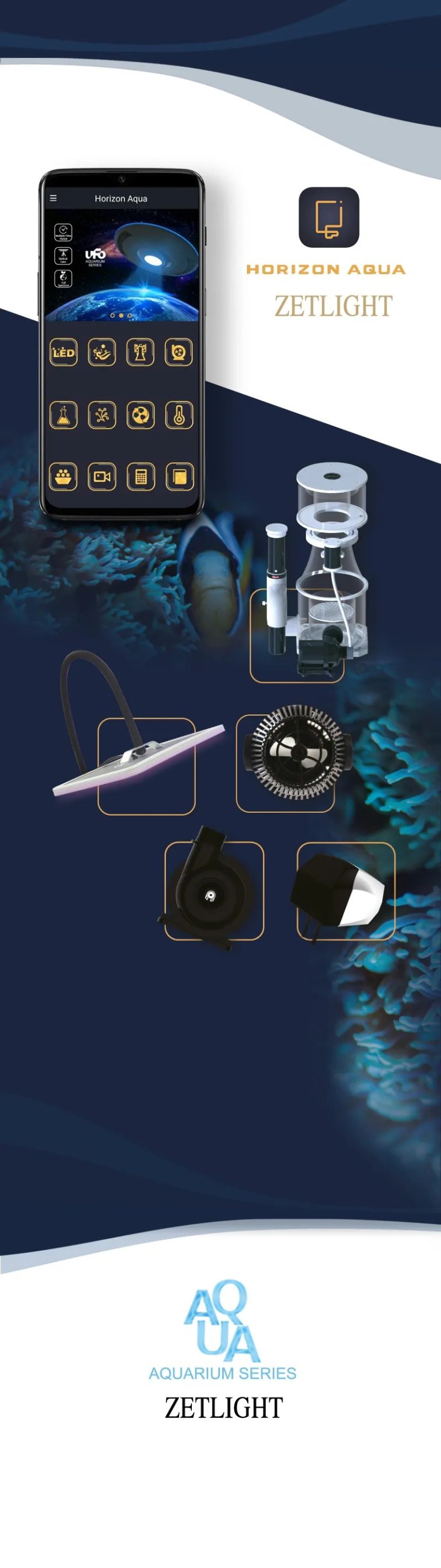 Zetlight ZA1201-AI Marine LED Light