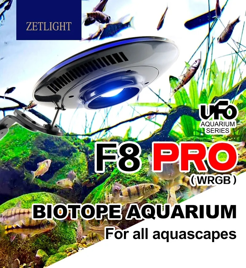 Zetlight UFO F8 PRO Algae Bursting Lamp – Rainforest Freshwater Plant Light - Image 4