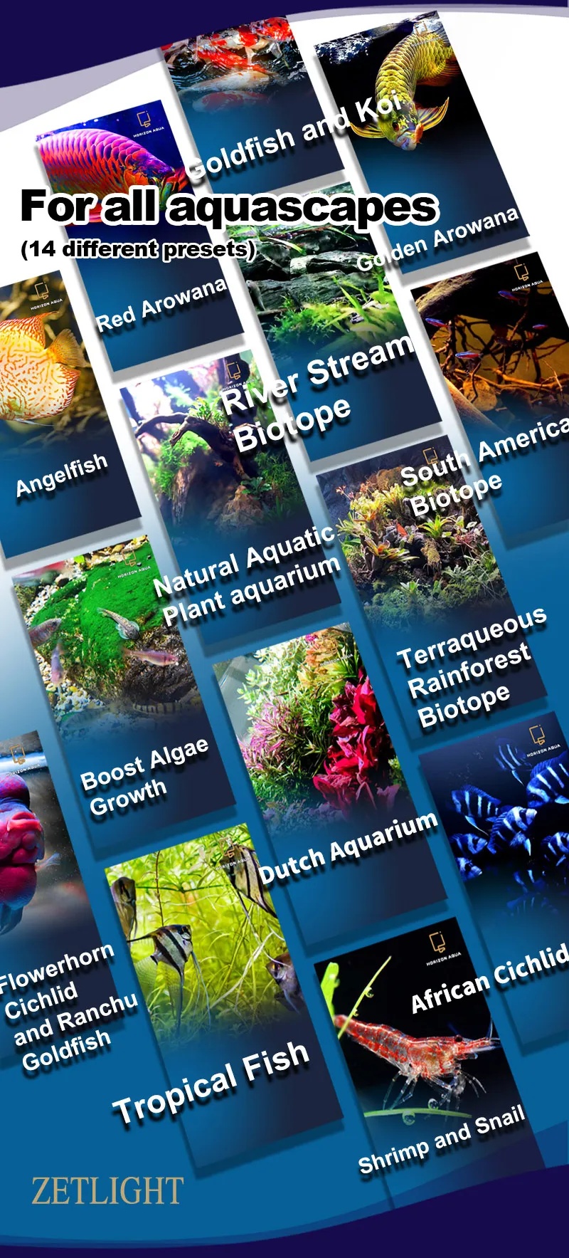 Zetlight UFO F8 PRO Algae Bursting Lamp – Rainforest Freshwater Plant Light - Image 8