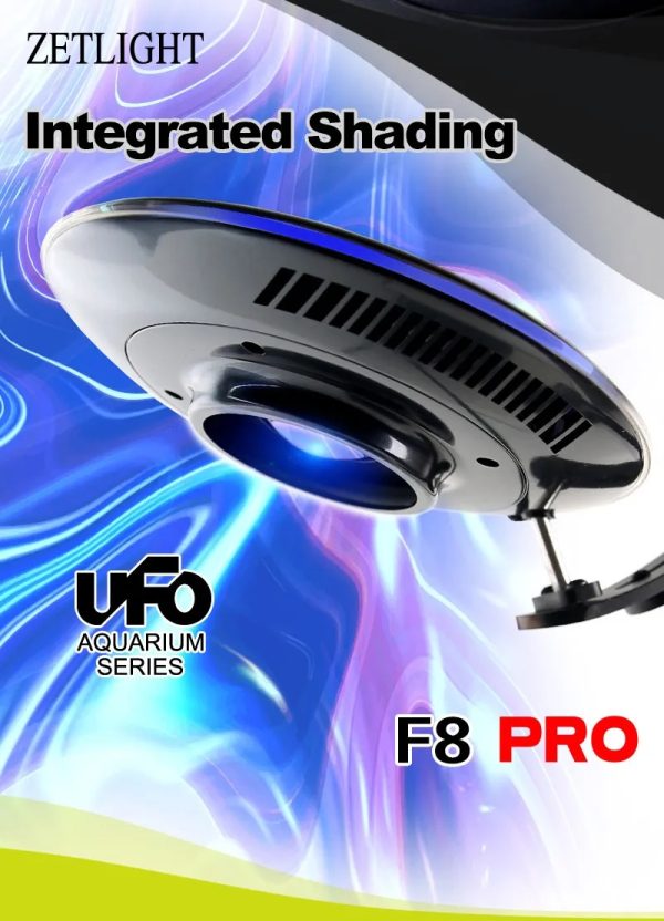 Zetlight UFO F8 PRO Algae Bursting Lamp – Rainforest Freshwater Plant Light