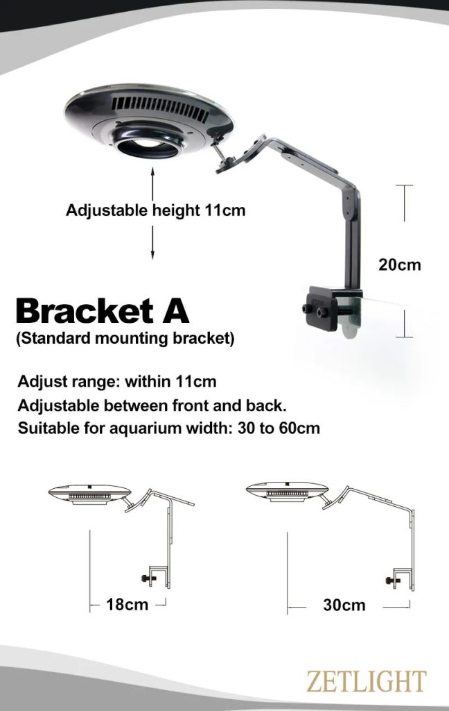 Zetlight UFO F8 PRO Algae Bursting Lamp – Rainforest Freshwater Plant Light