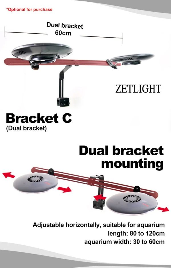 Zetlight UFO F8 PRO Algae Bursting Lamp – Rainforest Freshwater Plant Light