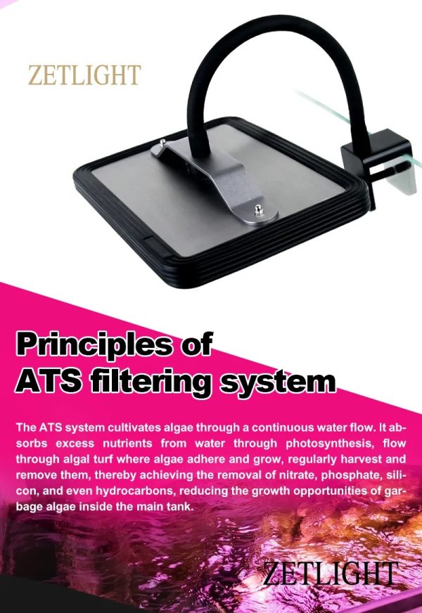 Zetlight E200S WiFi Algae Refugium LED Light – Macroalgae Growth System