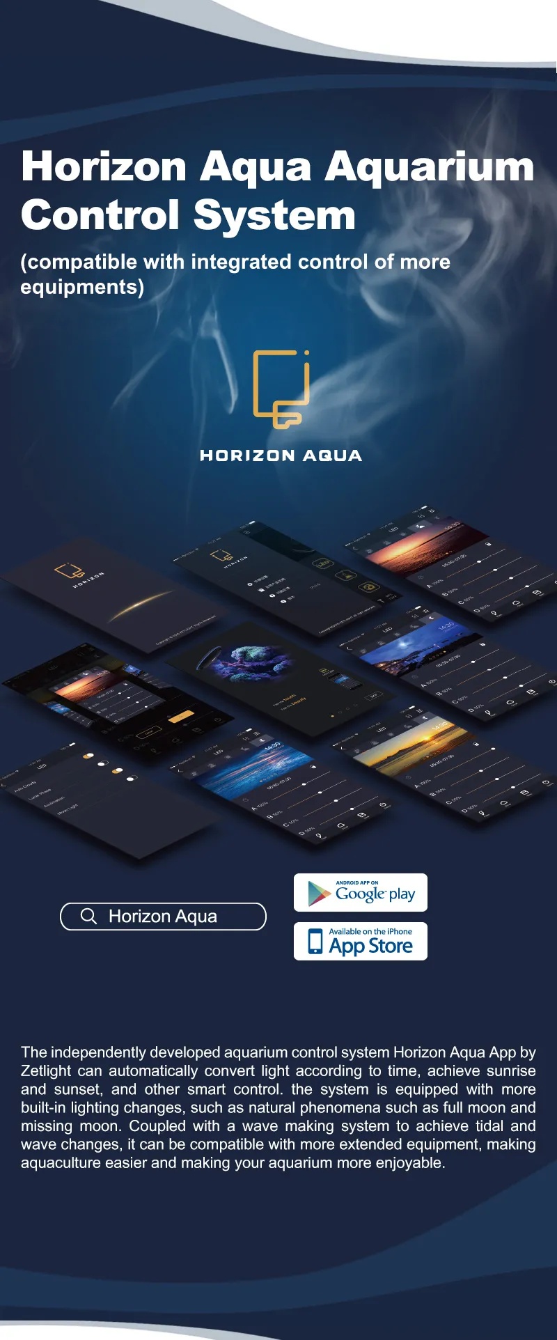 Zetlight E200S WiFi Algae Refugium LED Light – Macroalgae Growth System - Image 3