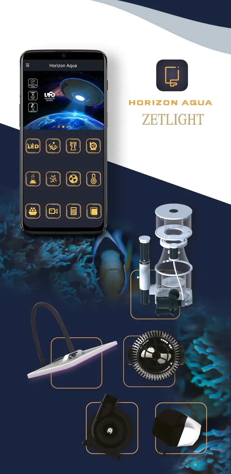 Zetlight E200S WiFi Algae Refugium LED Light – Macroalgae Growth System - Image 2