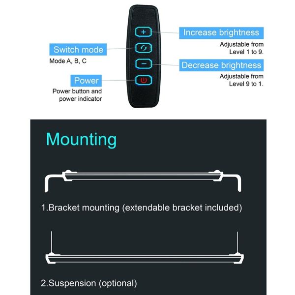 Zetlight Marine Space LED Aquarium Light (30–150cm) – Freshwater & Marine | Slim Full Spectrum Lighting