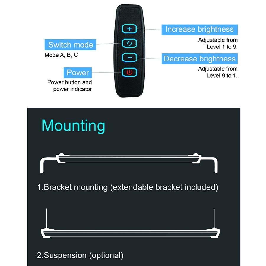Zetlight Marine Space LED Aquarium Light (30–150cm) – Freshwater & Marine | Slim Full Spectrum Lighting - Image 2