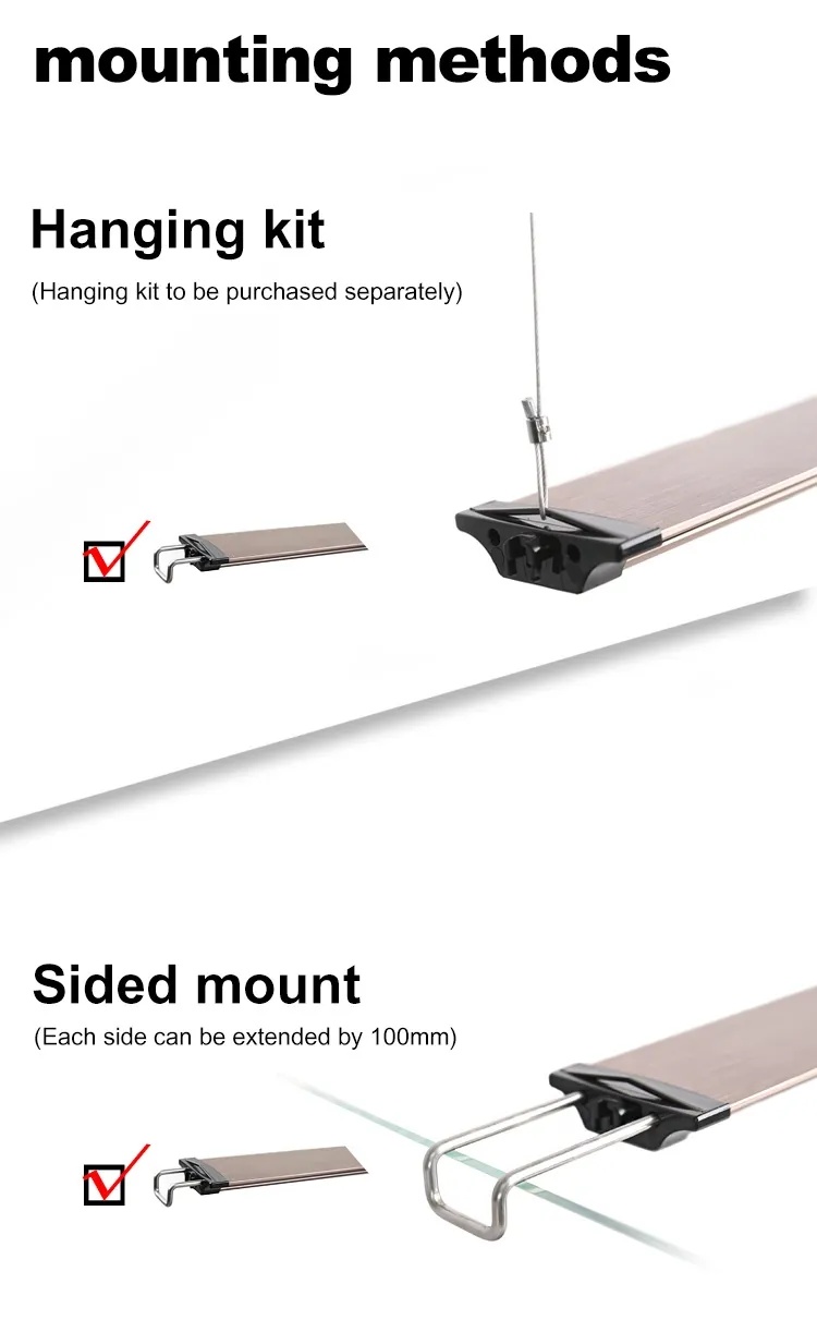 Zetlight Lancia WiFi Freshwater LED Light (300P–1500P) – App Controlled Planted Aquarium Lighting - Image 7